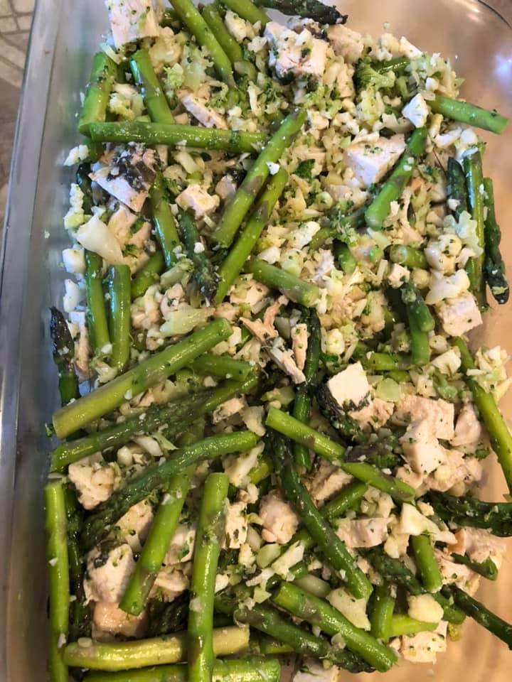 Cilantro Lime Chicken on Greens