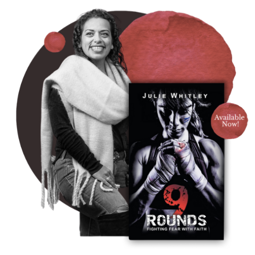 Julie Whitley promotes her new book 9 Rounds: Fighting Fear with Faith, available now on Amazon.
