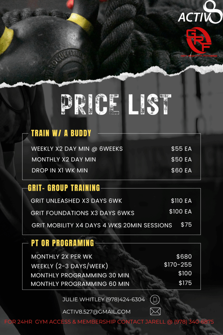 service price list